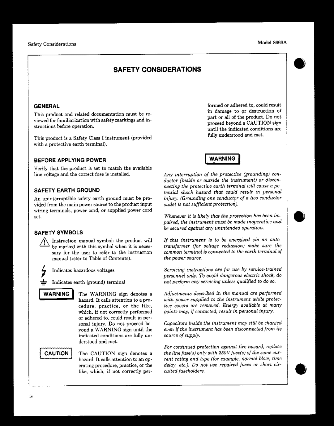 Agilent Technologies 08663-90069 manual 