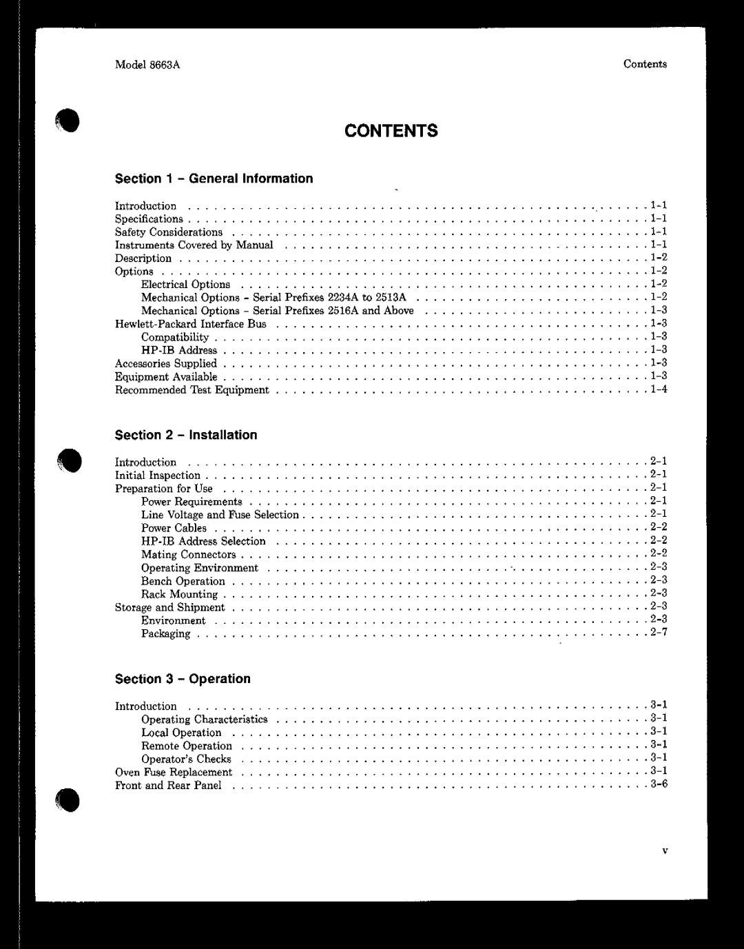 Agilent Technologies 08663-90069 manual 