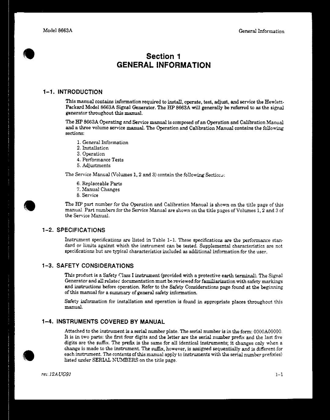 Agilent Technologies 08663-90069 manual 