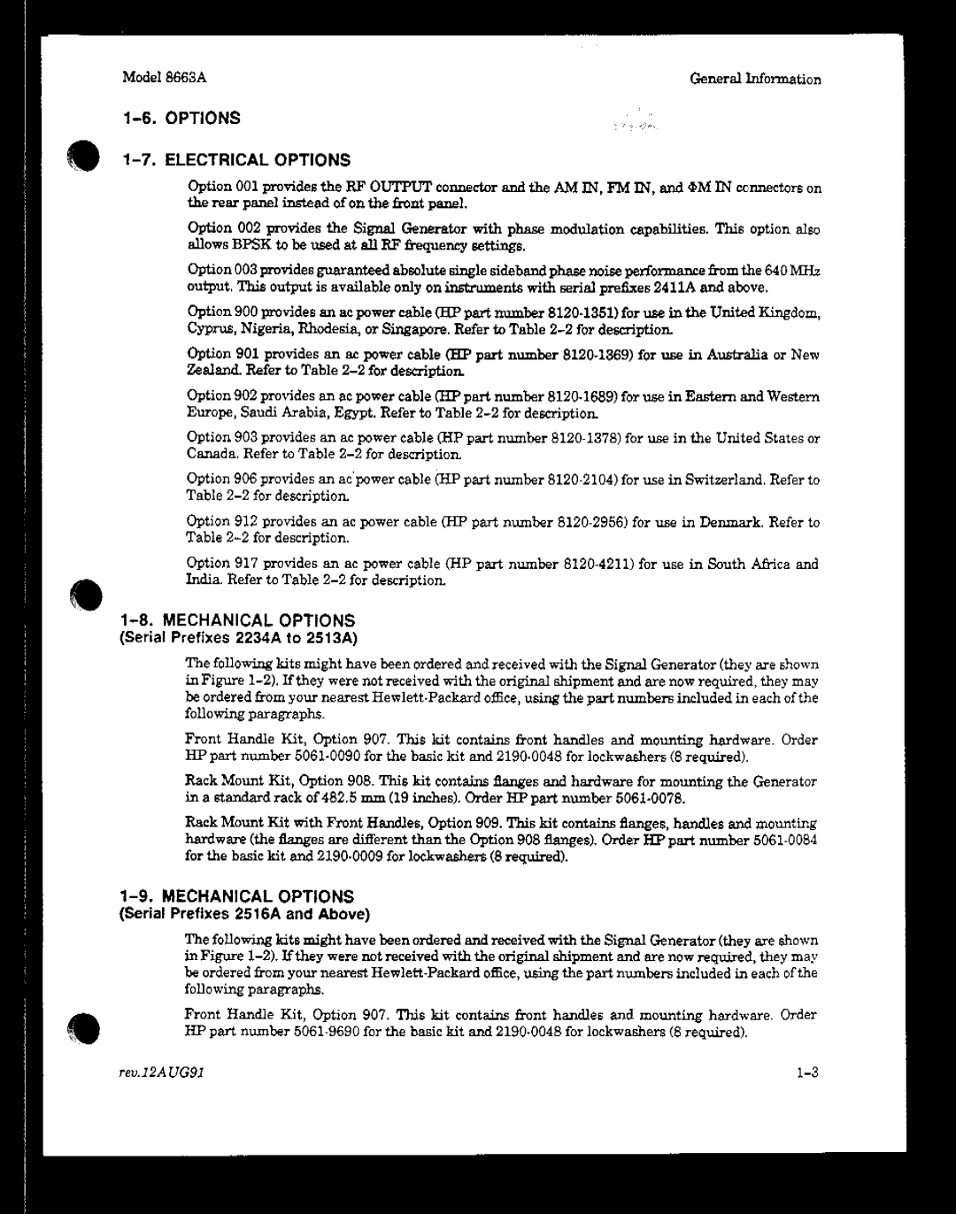 Agilent Technologies 08663-90069 manual 