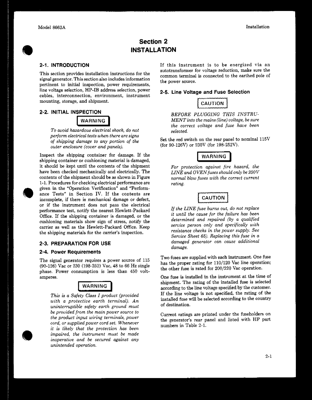 Agilent Technologies 08663-90069 manual 