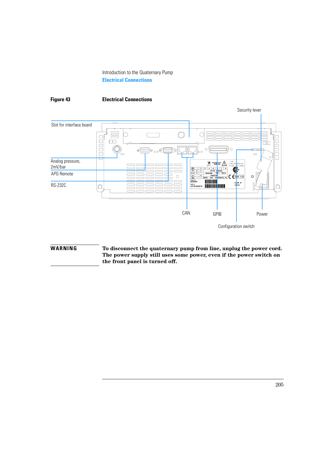 Agilent Technologies 1100 Series manual 205 