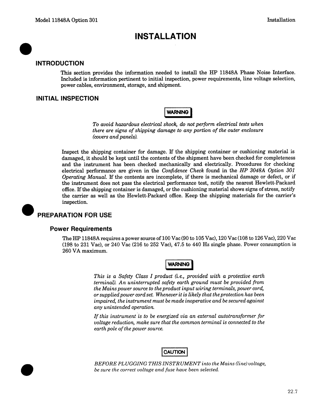 Agilent Technologies 11848-90004 service manual 