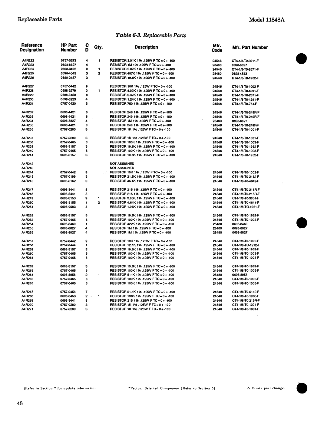 Agilent Technologies 11848-90004 service manual 