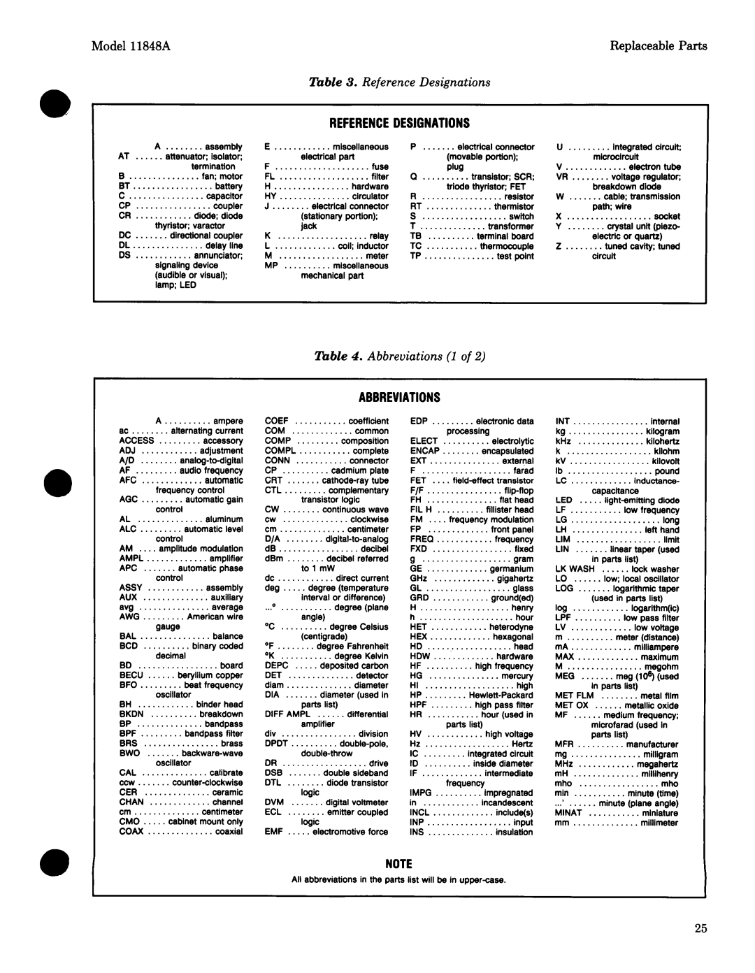 Agilent Technologies 11848-90004 service manual 