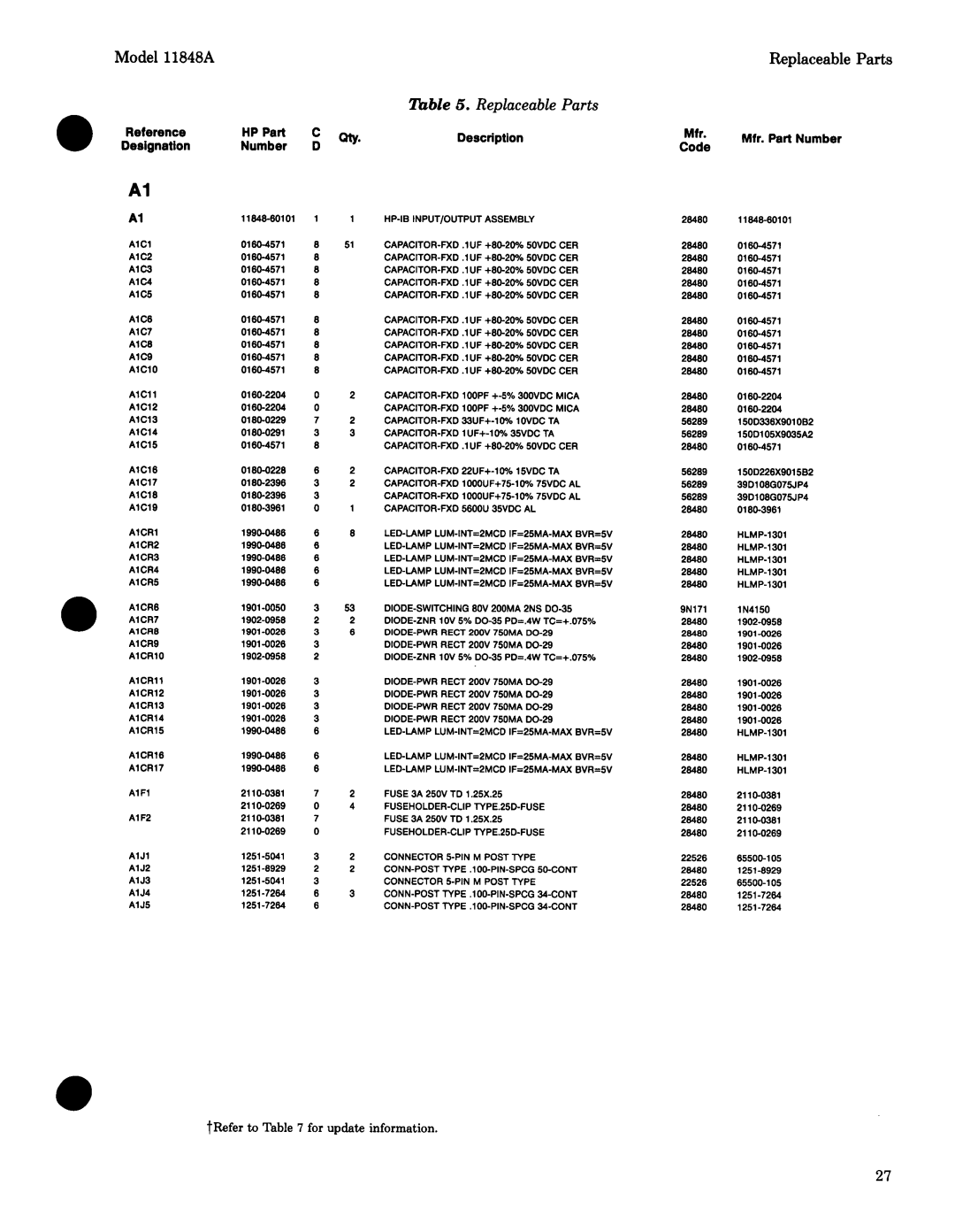 Agilent Technologies 11848-90004 service manual 