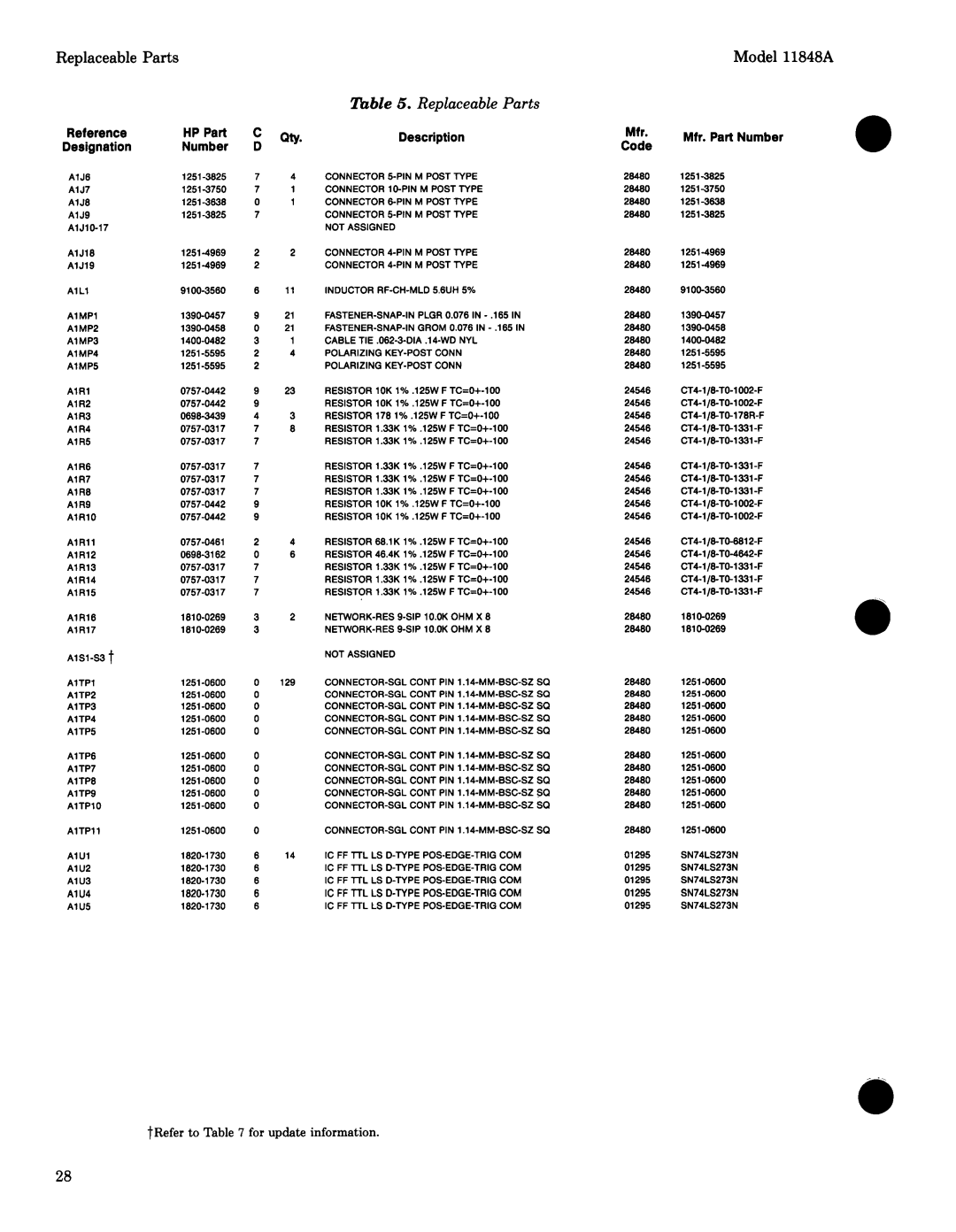 Agilent Technologies 11848-90004 service manual 