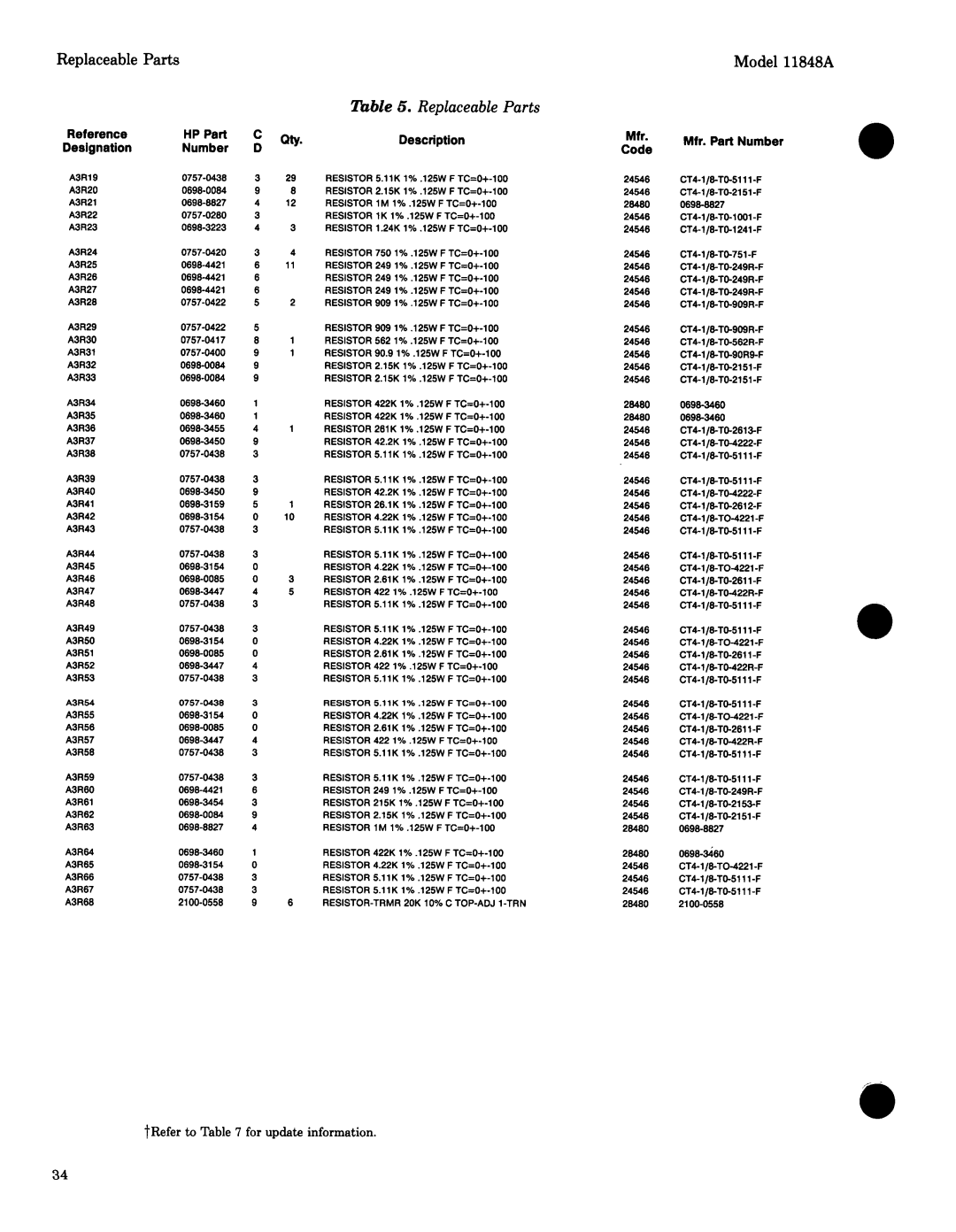 Agilent Technologies 11848-90004 service manual 