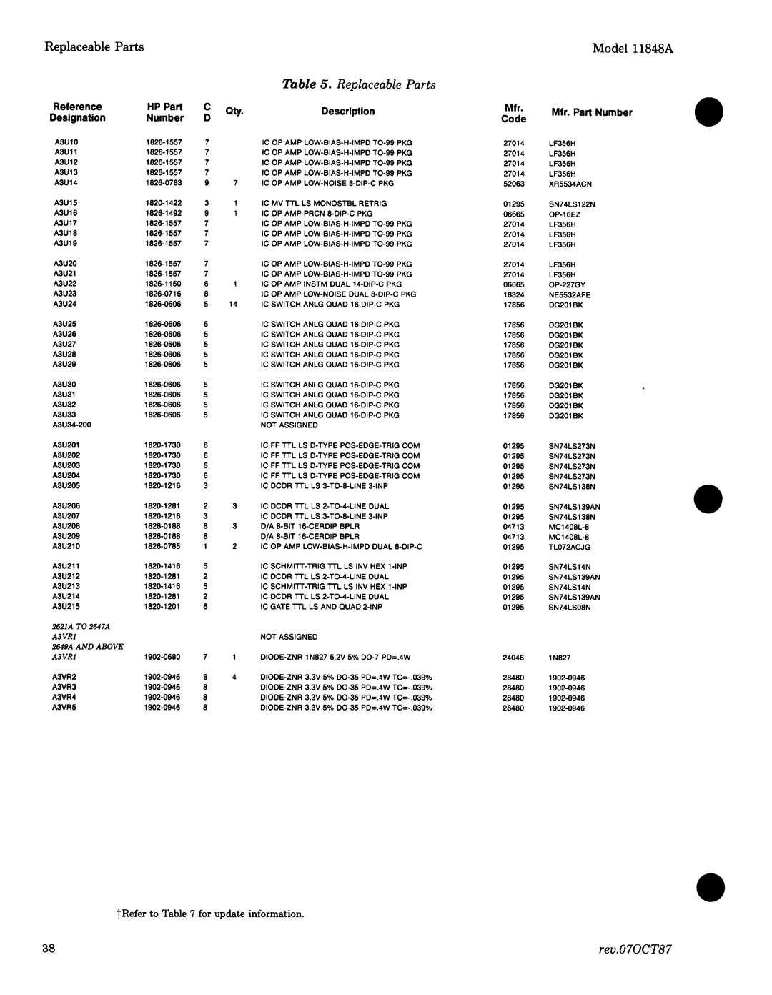 Agilent Technologies 11848-90004 service manual 