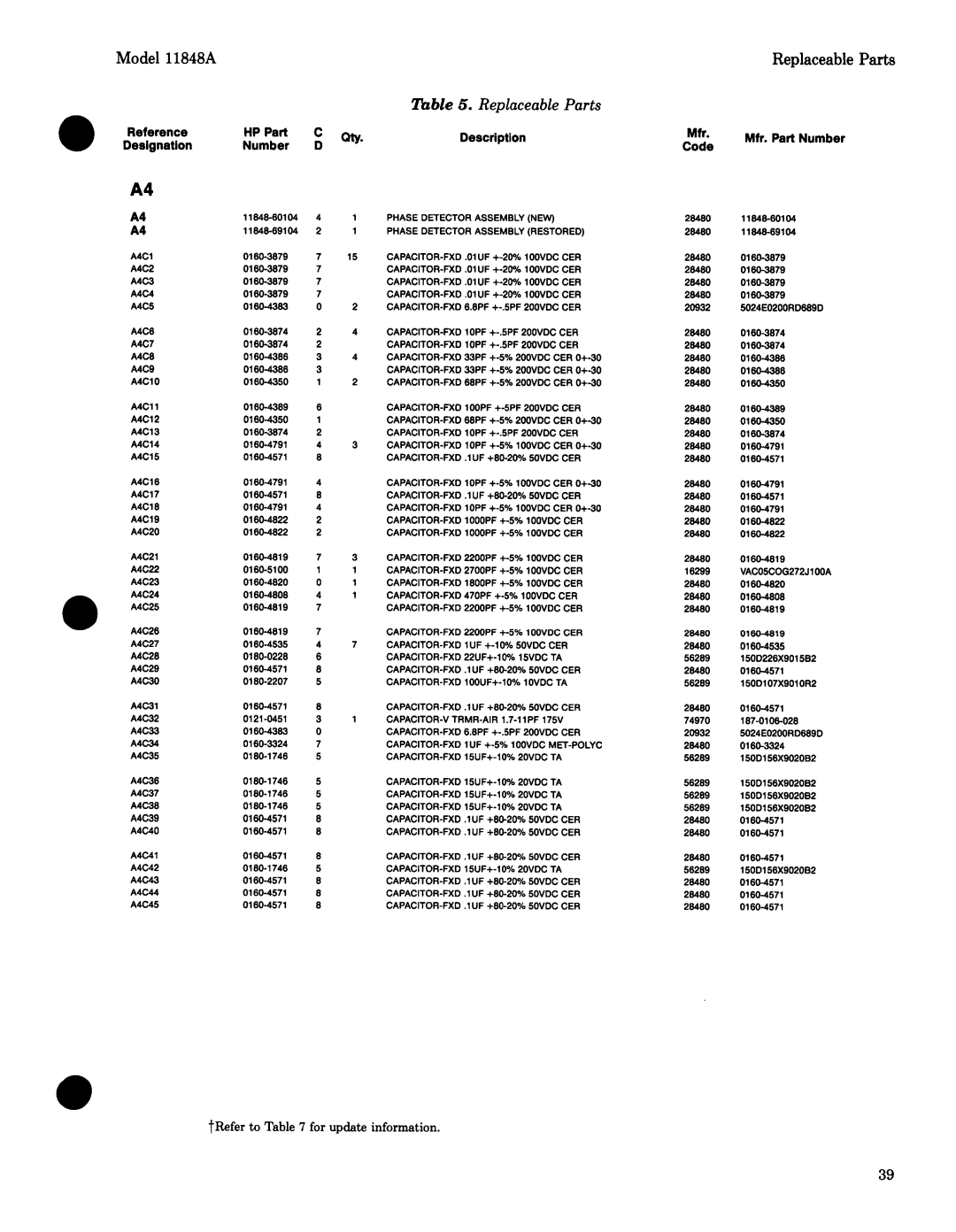 Agilent Technologies 11848-90004 service manual 