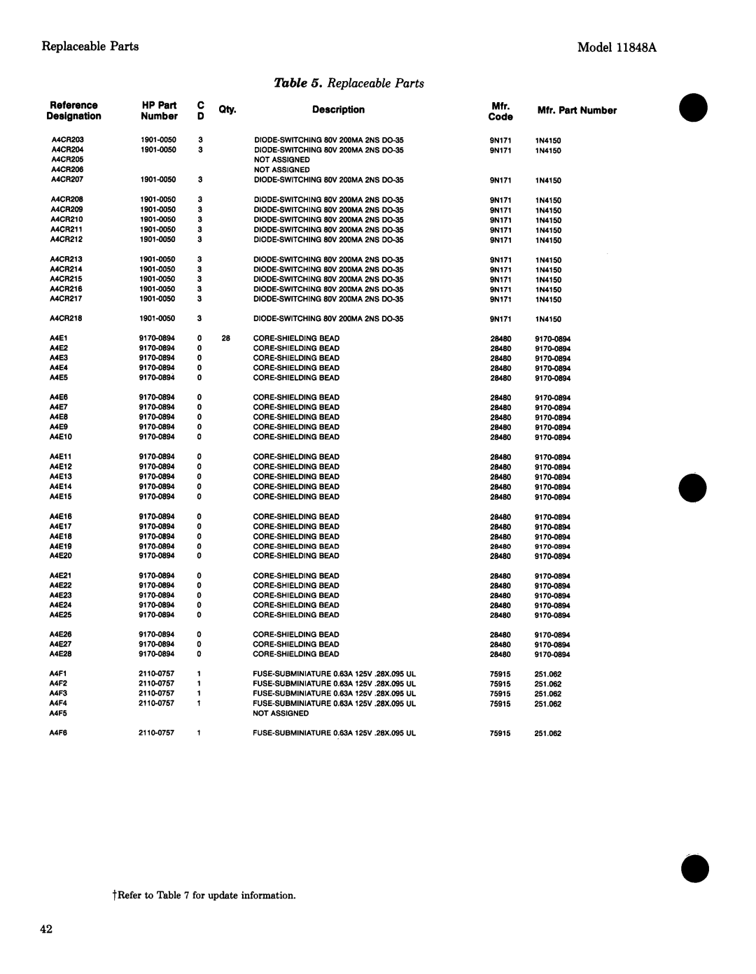 Agilent Technologies 11848-90004 service manual 