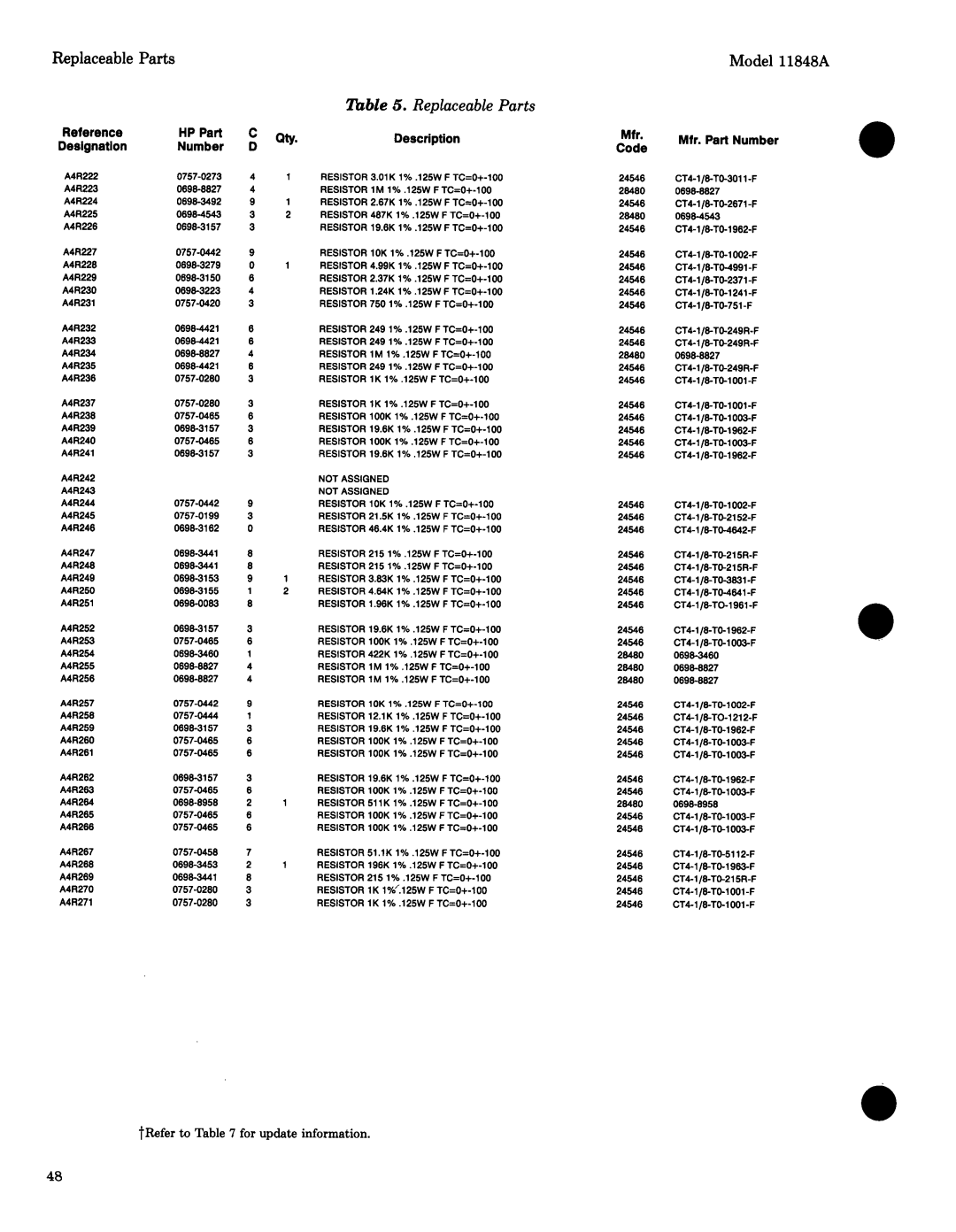 Agilent Technologies 11848-90004 service manual 