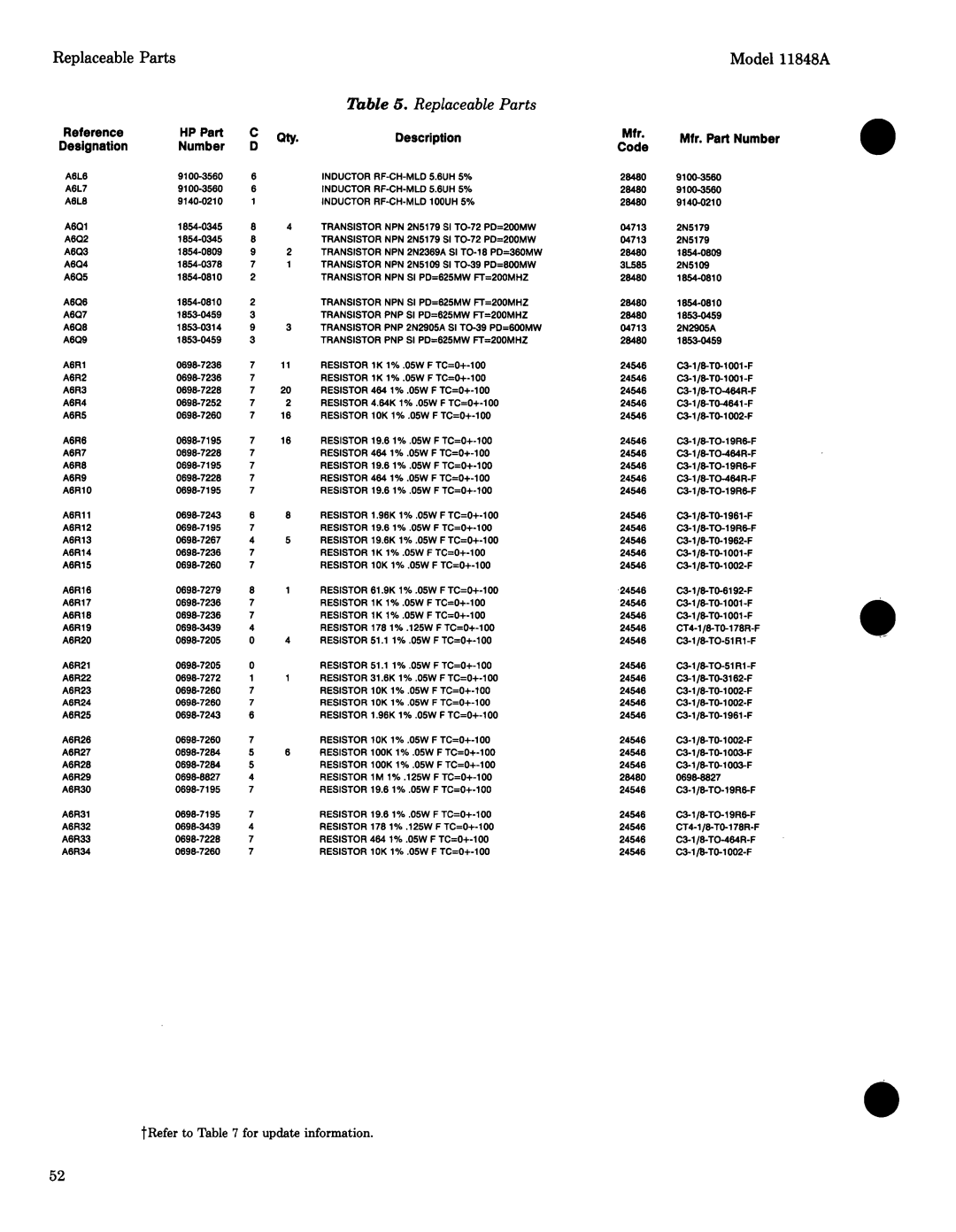 Agilent Technologies 11848-90004 service manual 