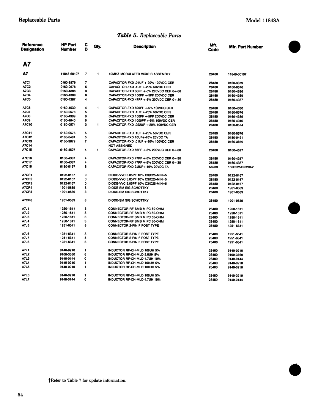 Agilent Technologies 11848-90004 service manual 