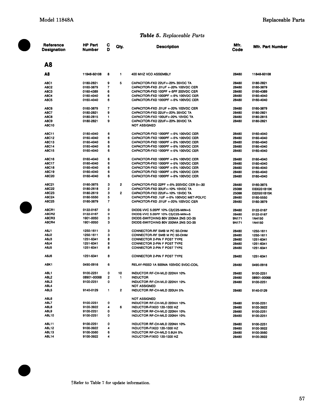 Agilent Technologies 11848-90004 service manual 