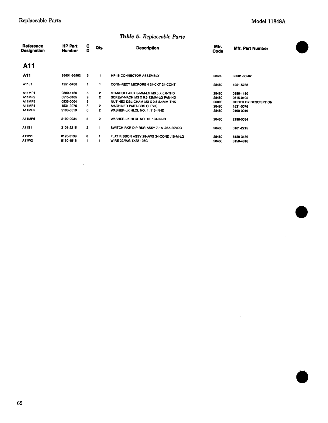 Agilent Technologies 11848-90004 service manual 