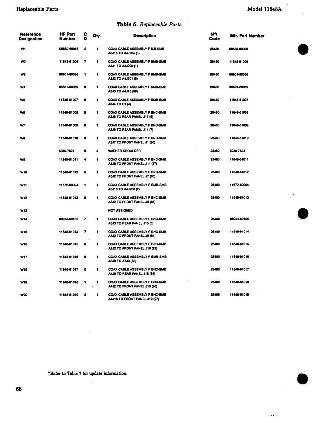 Agilent Technologies 11848-90004 service manual 