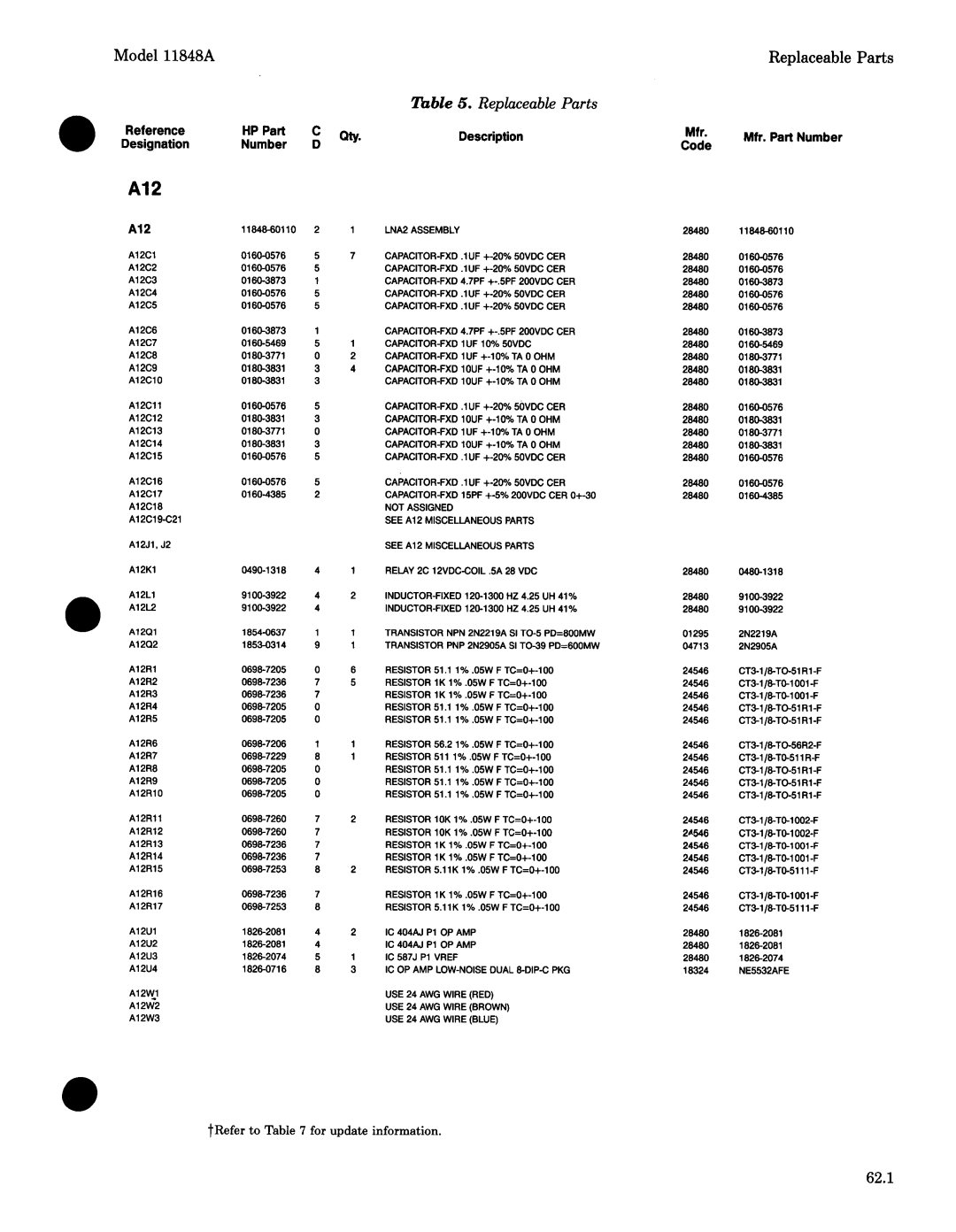 Agilent Technologies 11848-90004 service manual 