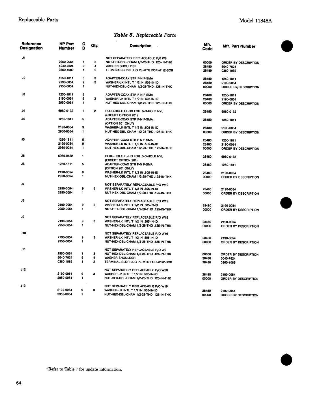 Agilent Technologies 11848-90004 service manual 