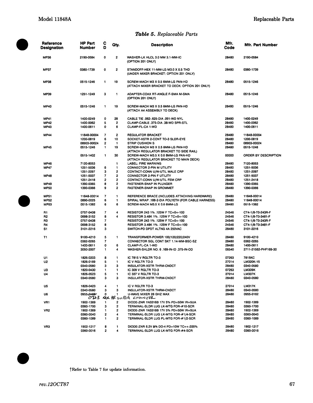 Agilent Technologies 11848-90004 service manual 