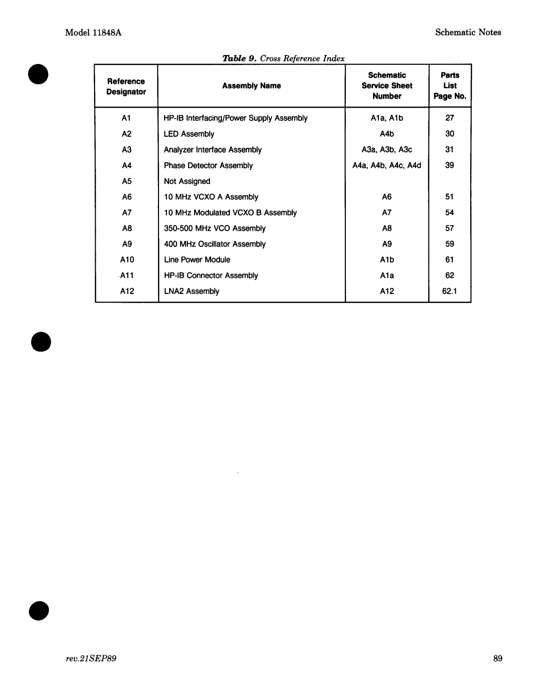 Agilent Technologies 11848-90004 service manual 