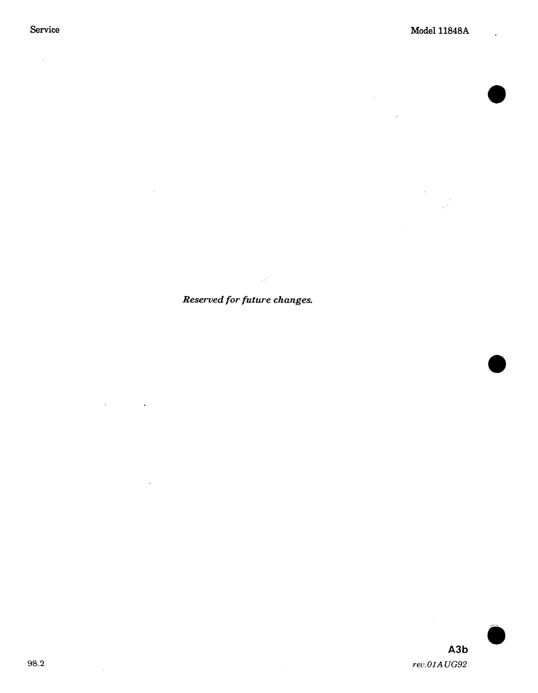 Agilent Technologies 11848-90004 service manual 