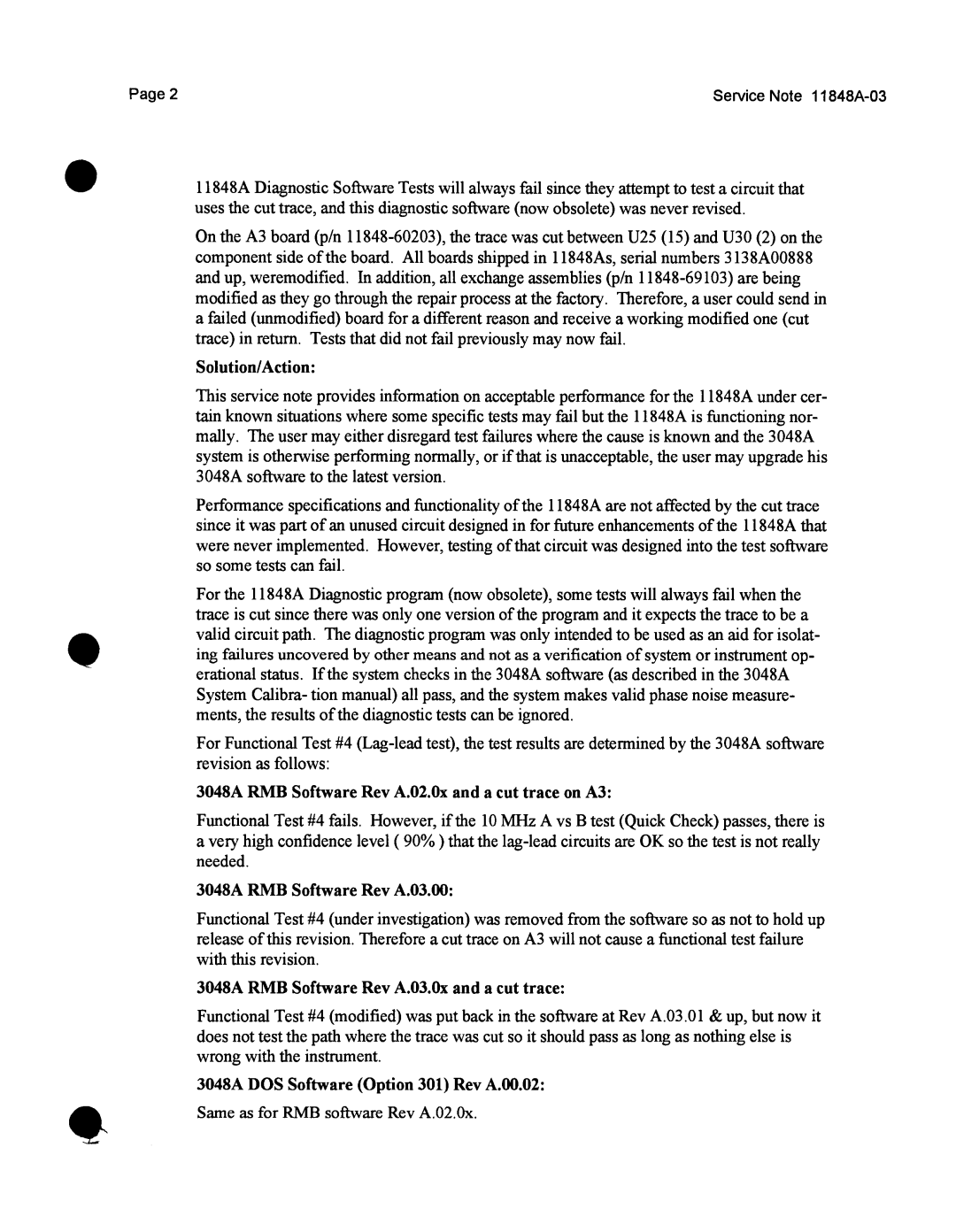 Agilent Technologies 11848-90004 service manual 