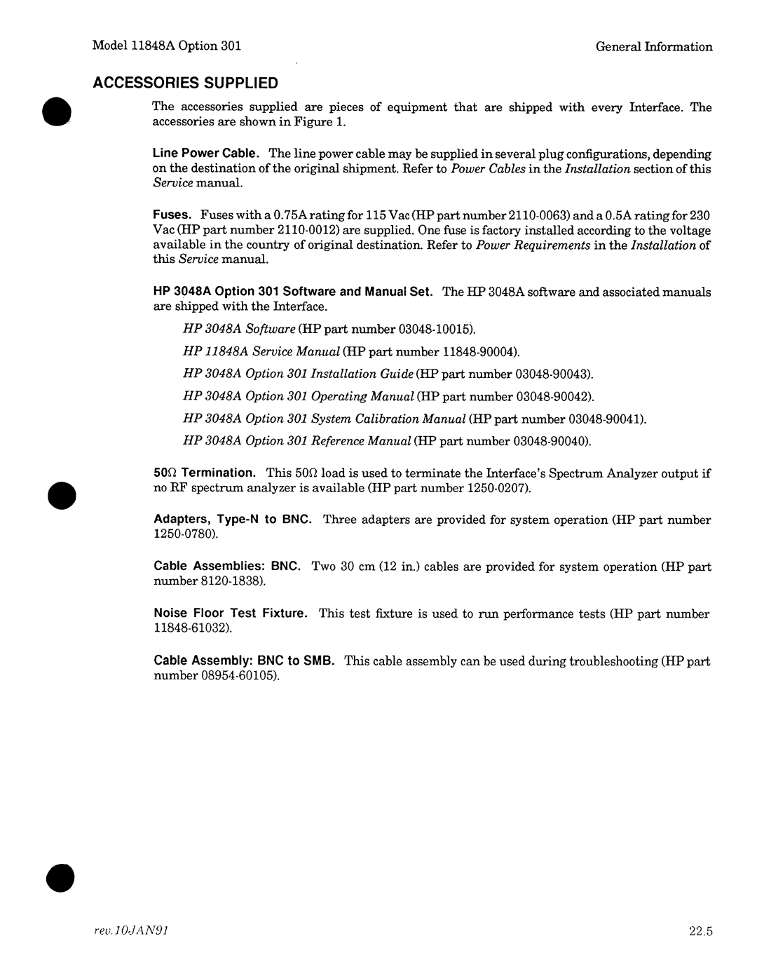 Agilent Technologies 11848-90004 service manual 