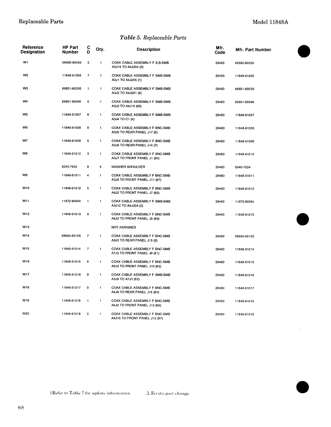 Agilent Technologies 11848-90004 service manual 