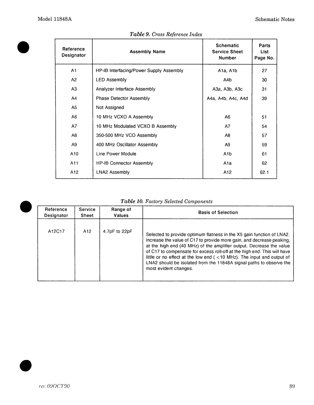 Agilent Technologies 11848-90004 service manual 