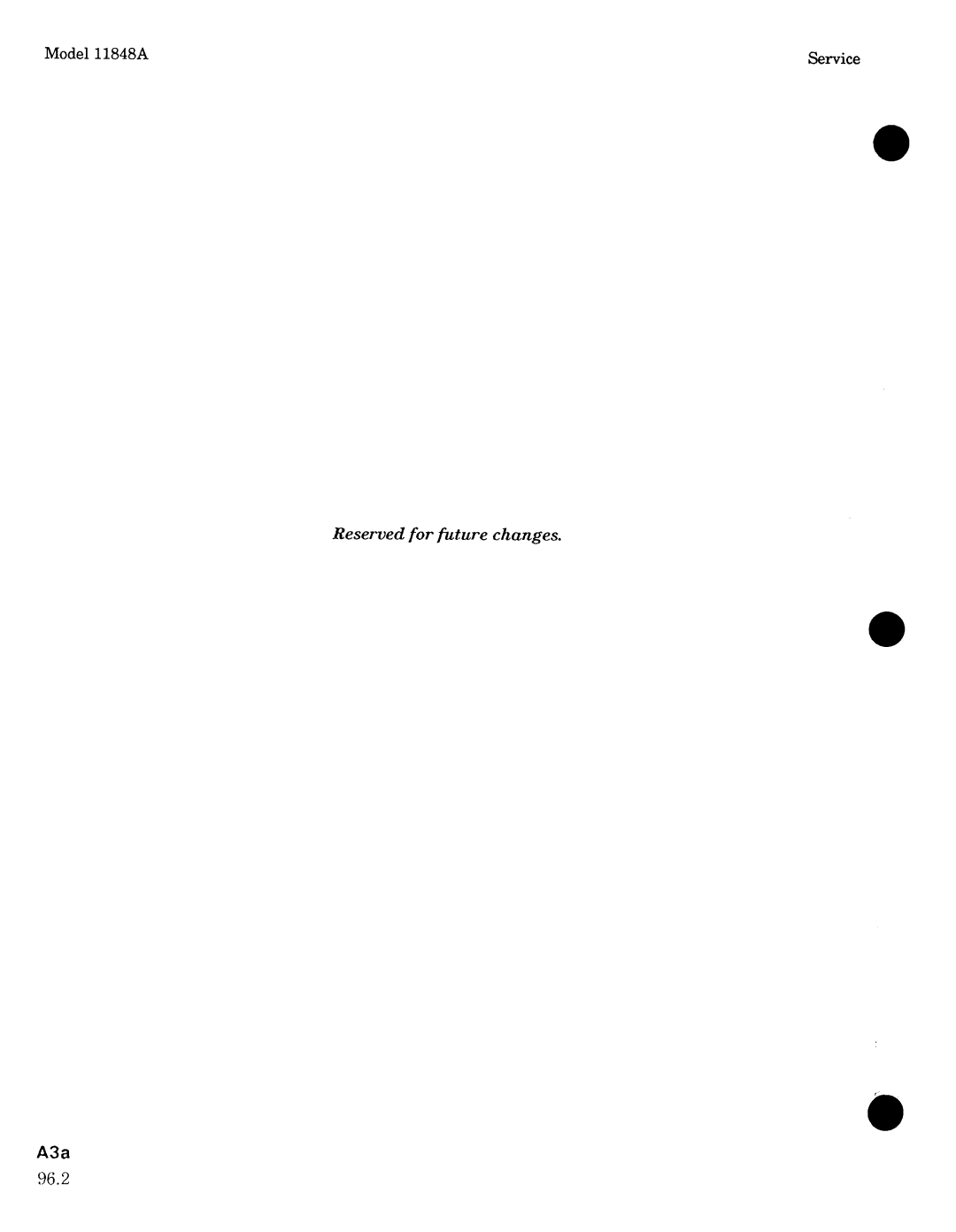 Agilent Technologies 11848-90004 service manual 