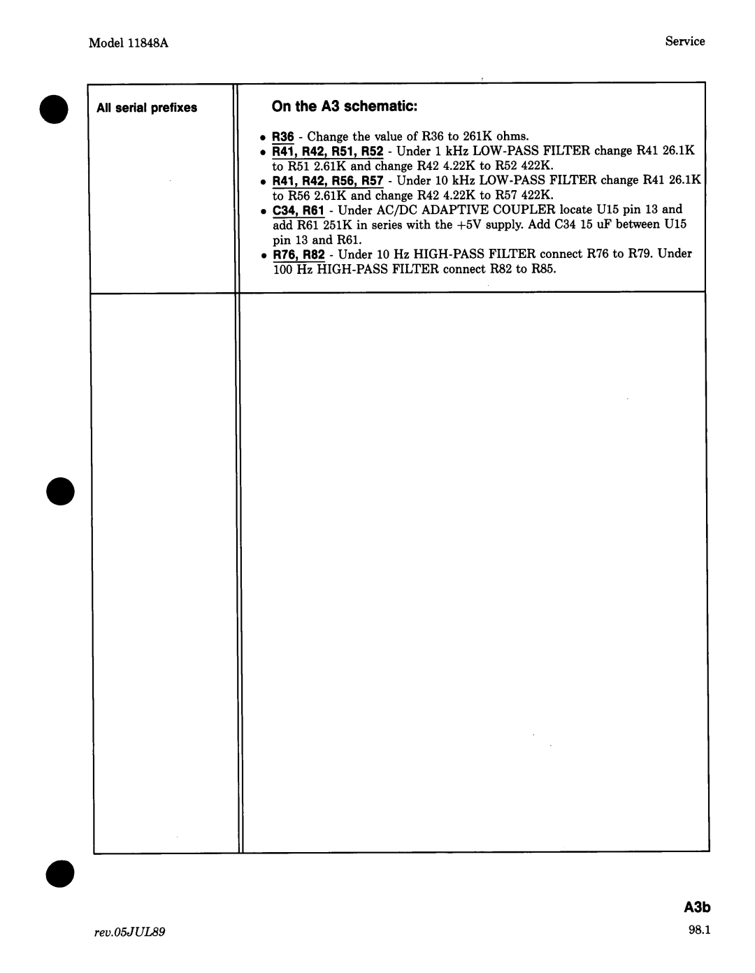 Agilent Technologies 11848-90004 service manual 