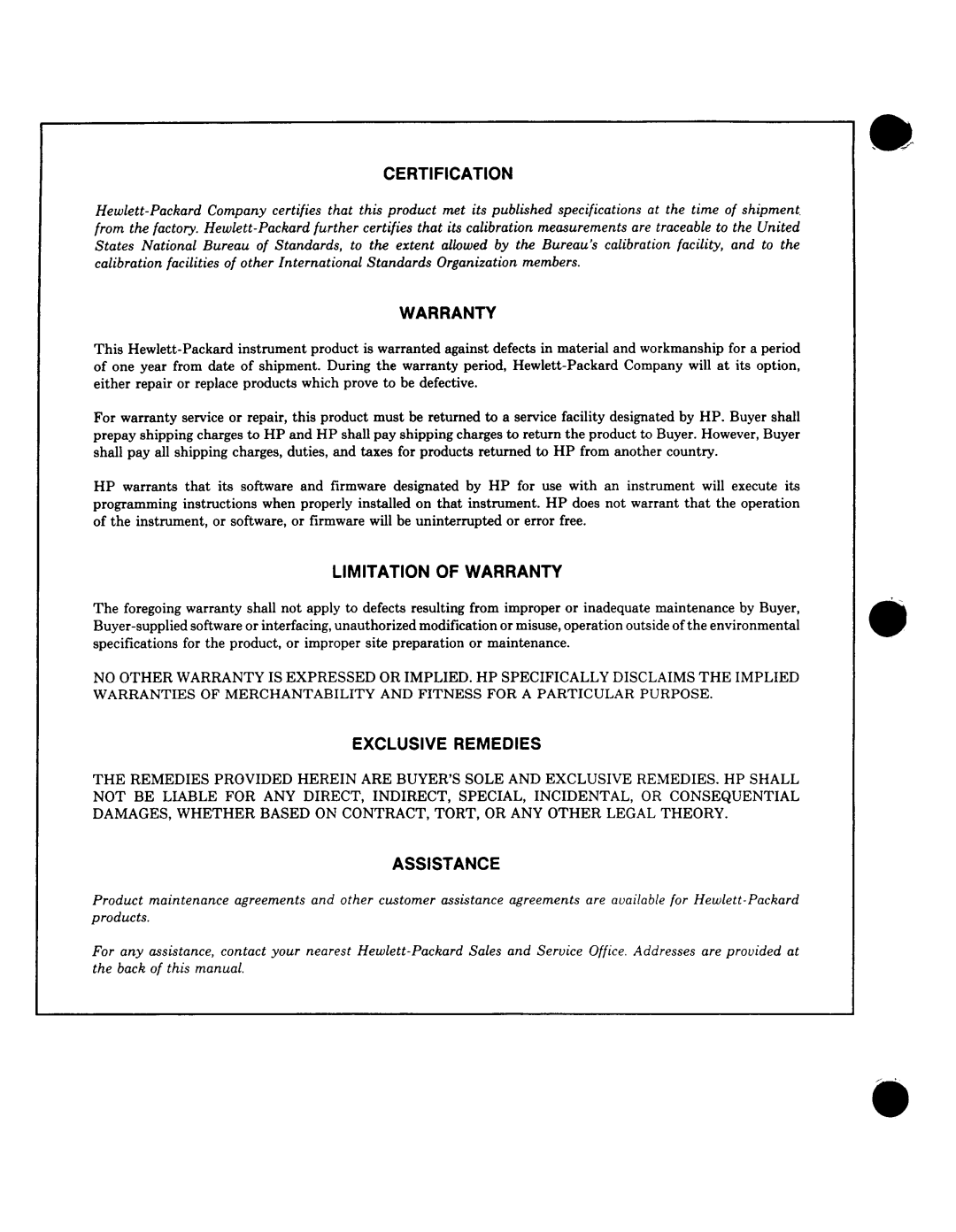 Agilent Technologies 11848-90004 service manual 