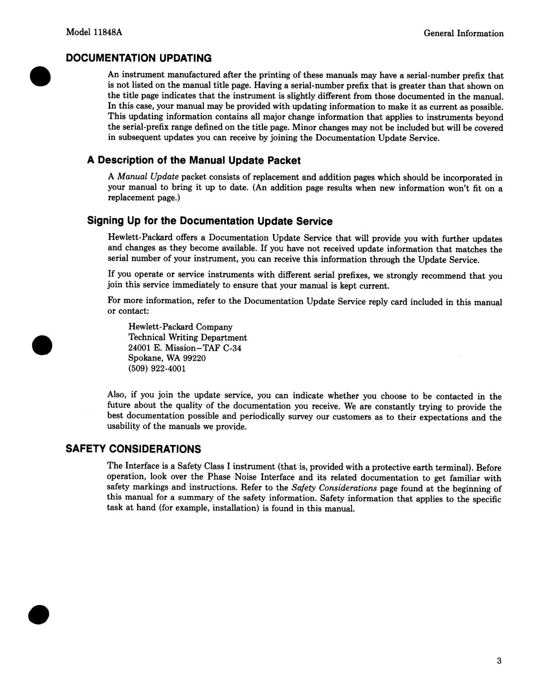 Agilent Technologies 11848-90004 service manual 