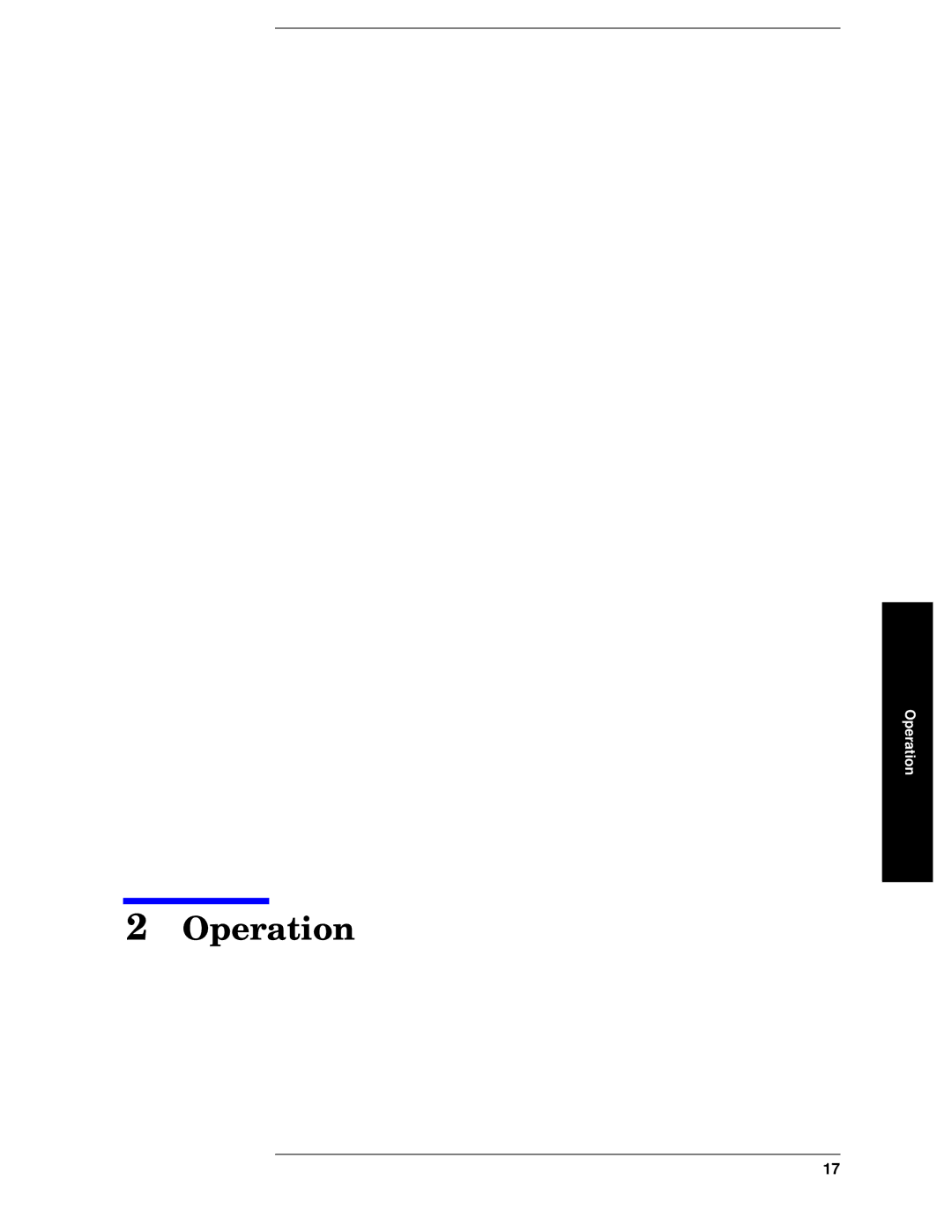 Agilent Technologies 11970-90031 manual Operation 