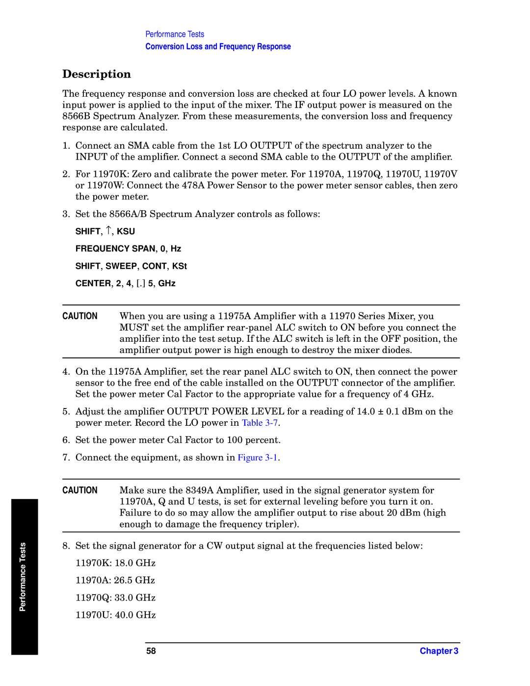 Agilent Technologies 11970-90031 manual Description 