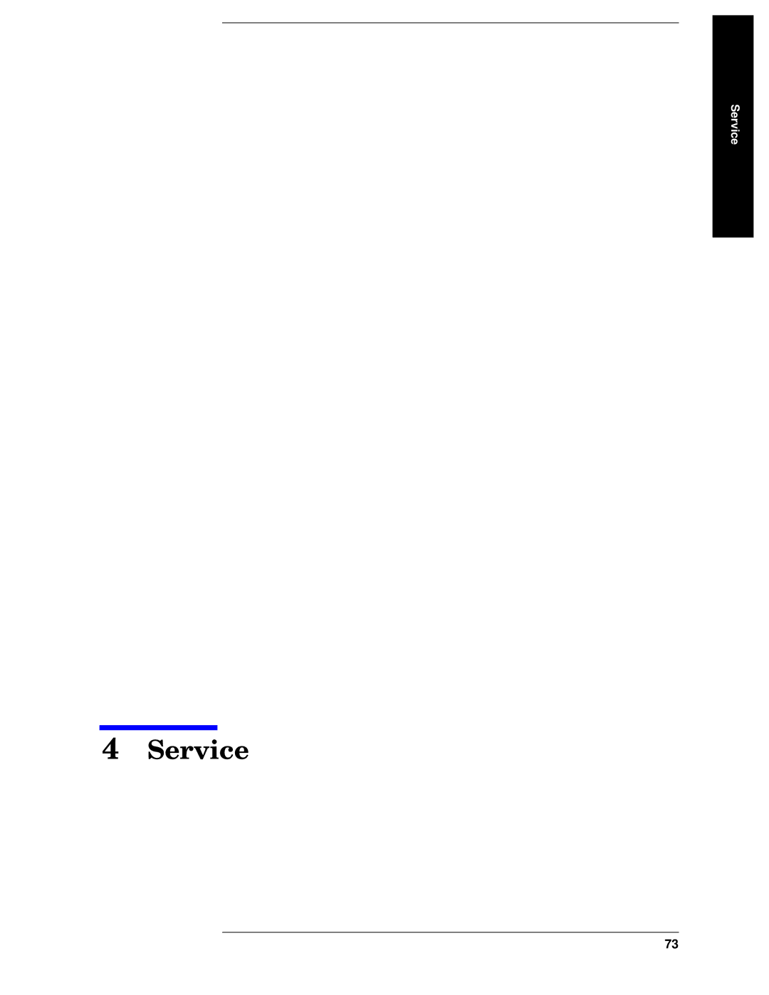 Agilent Technologies 11970-90031 manual Service 