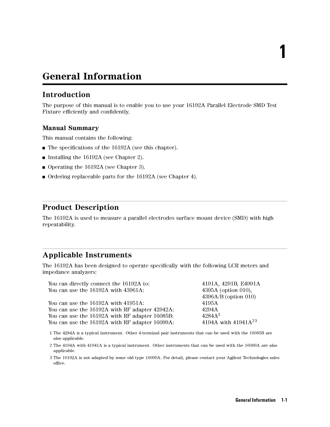 Agilent Technologies 16192a service manual 