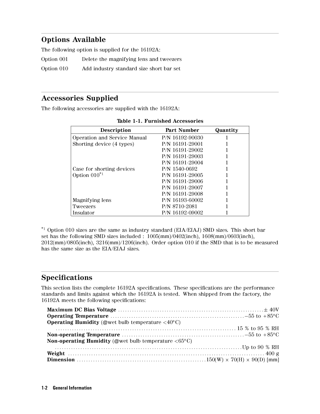 Agilent Technologies 16192a service manual 