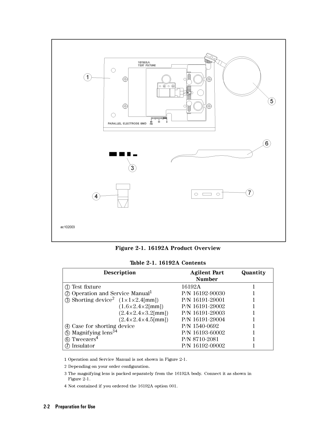 Agilent Technologies 16192a service manual 