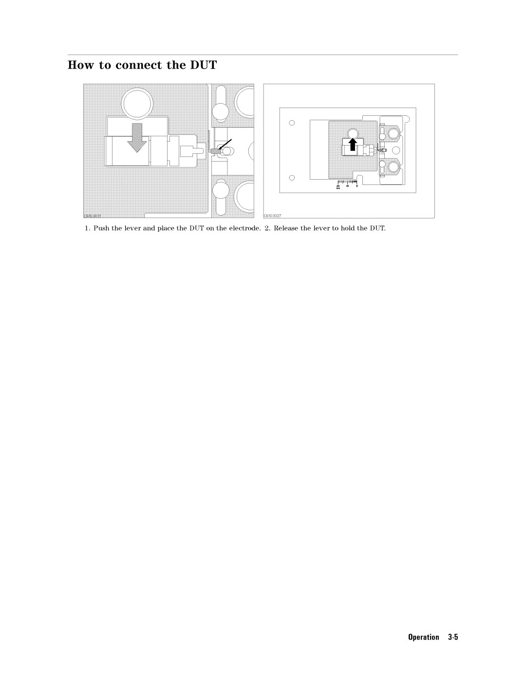 Agilent Technologies 16192a service manual Operation3-5 