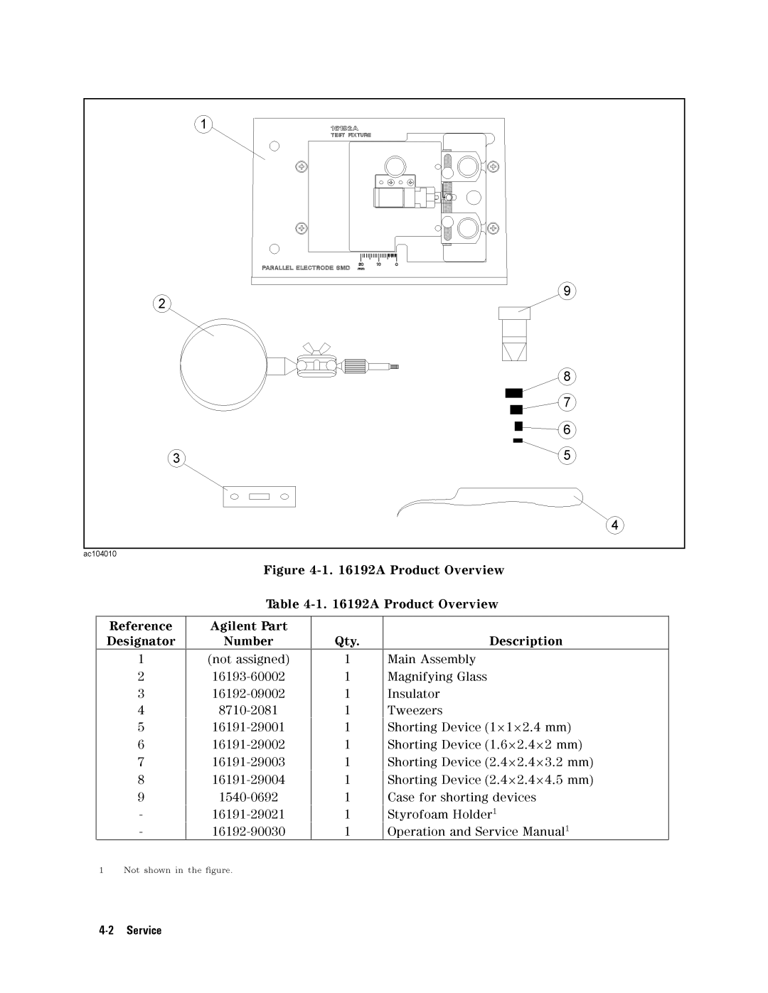 Agilent Technologies 16192a service manual 