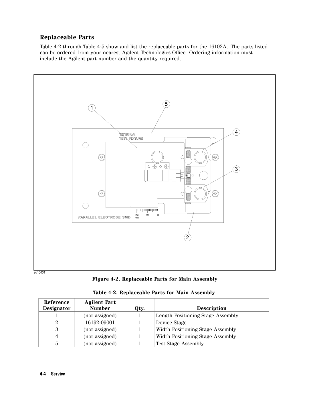 Agilent Technologies 16192a service manual 