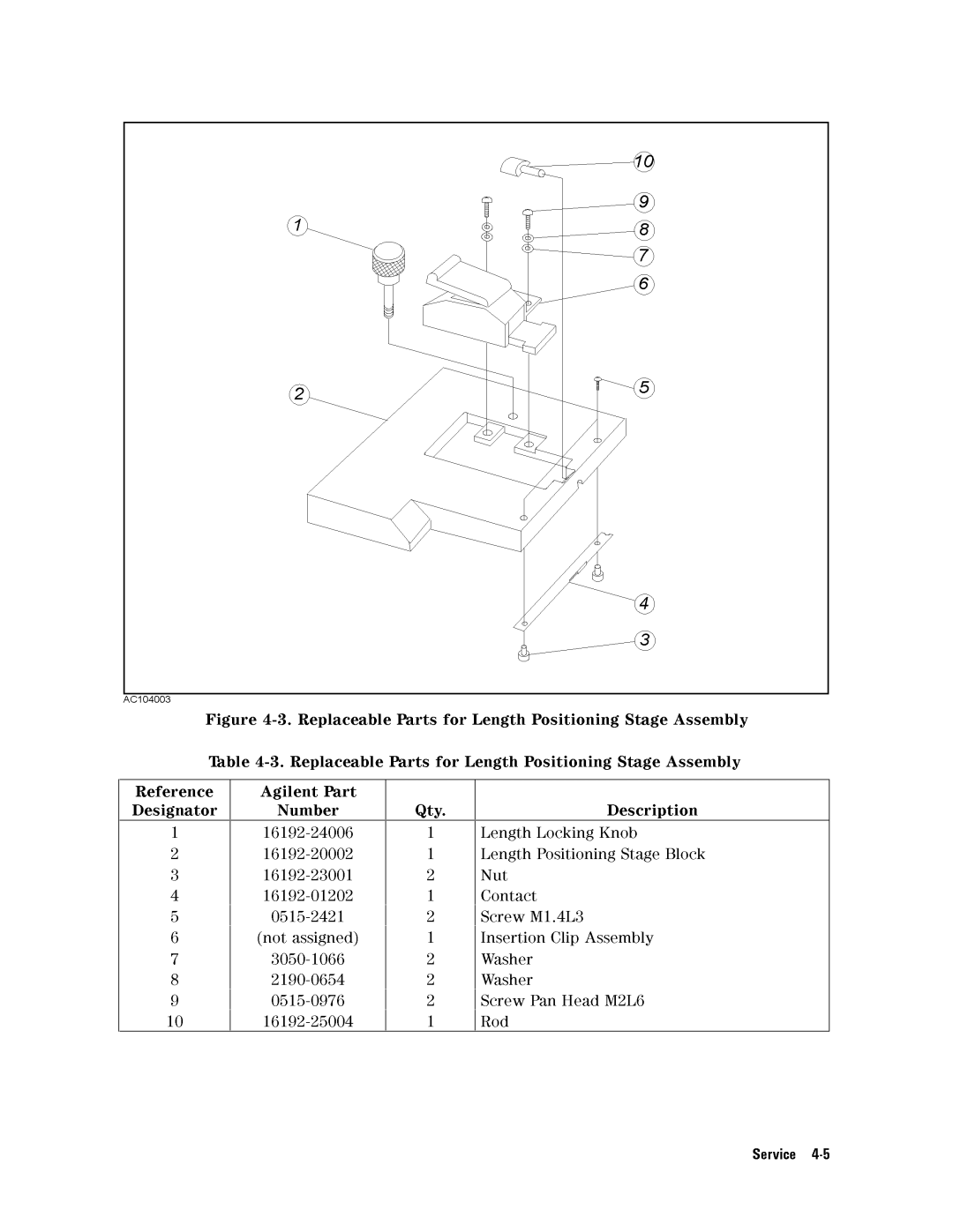 Agilent Technologies 16192a service manual 