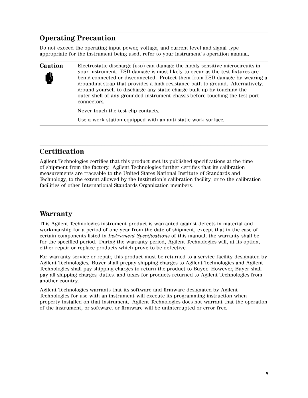 Agilent Technologies 16192a service manual 