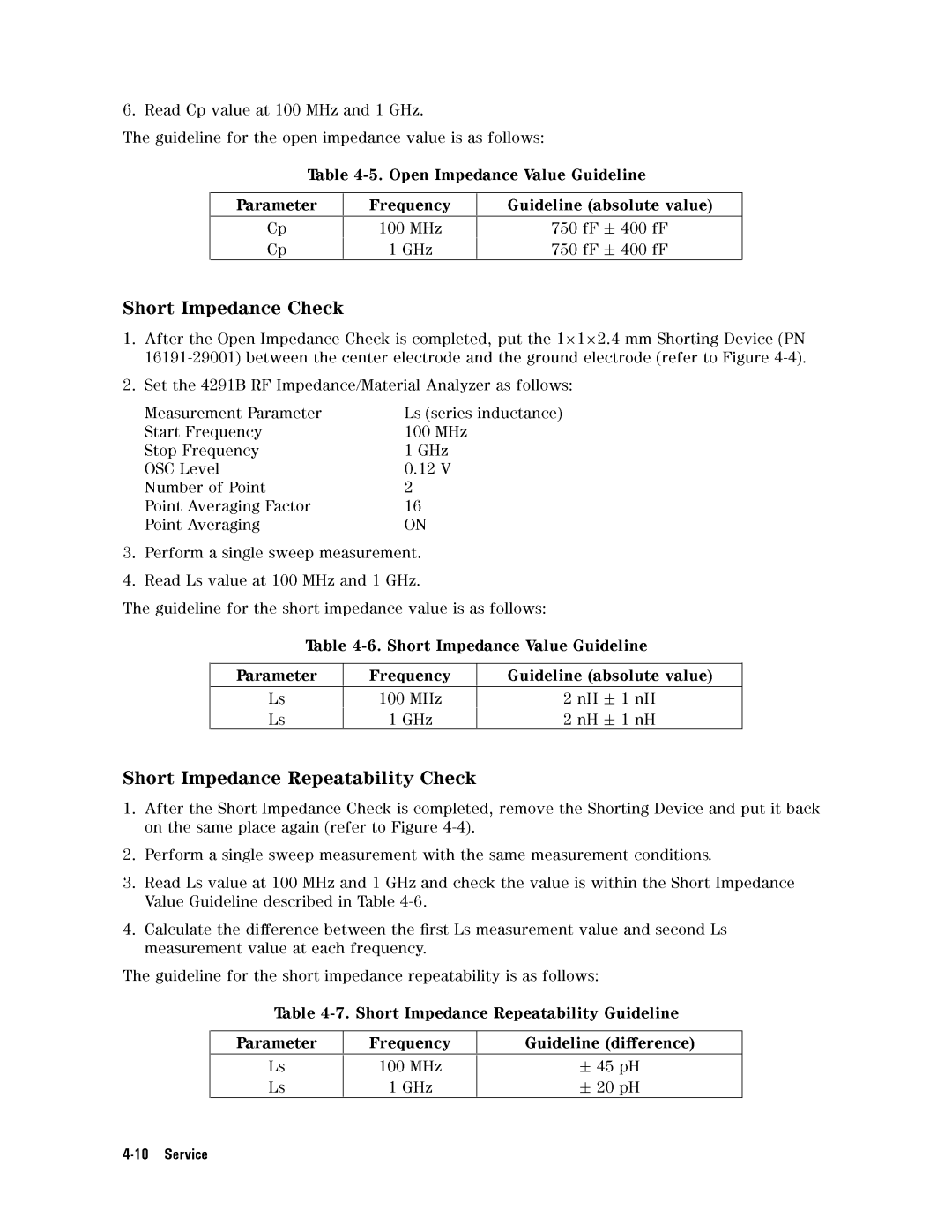 Agilent Technologies 16193A service manual 