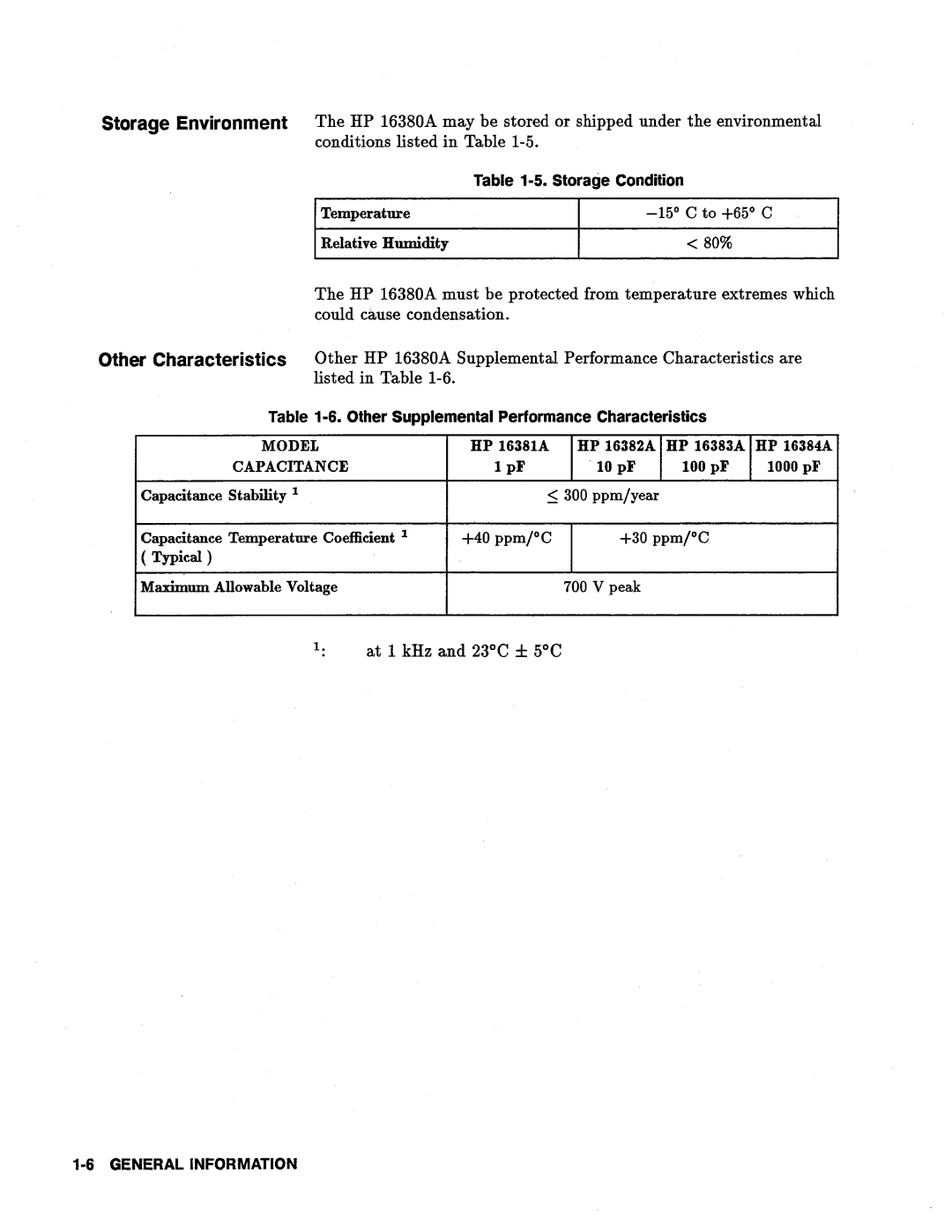 Agilent Technologies 16380A manual 