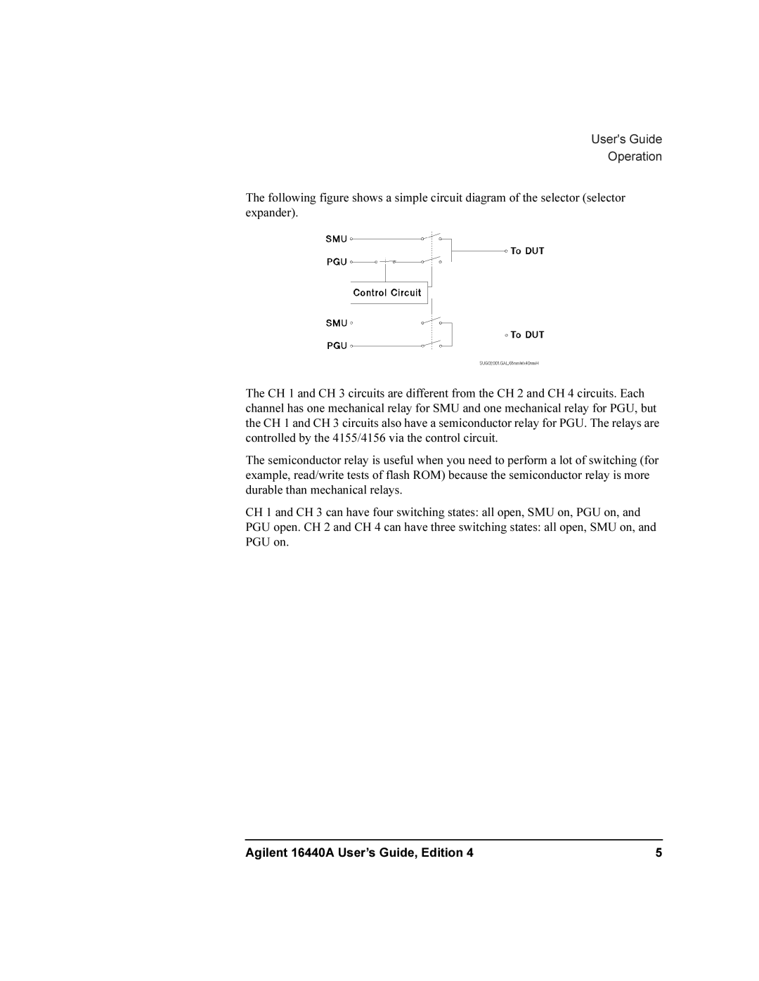 Agilent Technologies 16440A SMU manual Users Guide Operation 