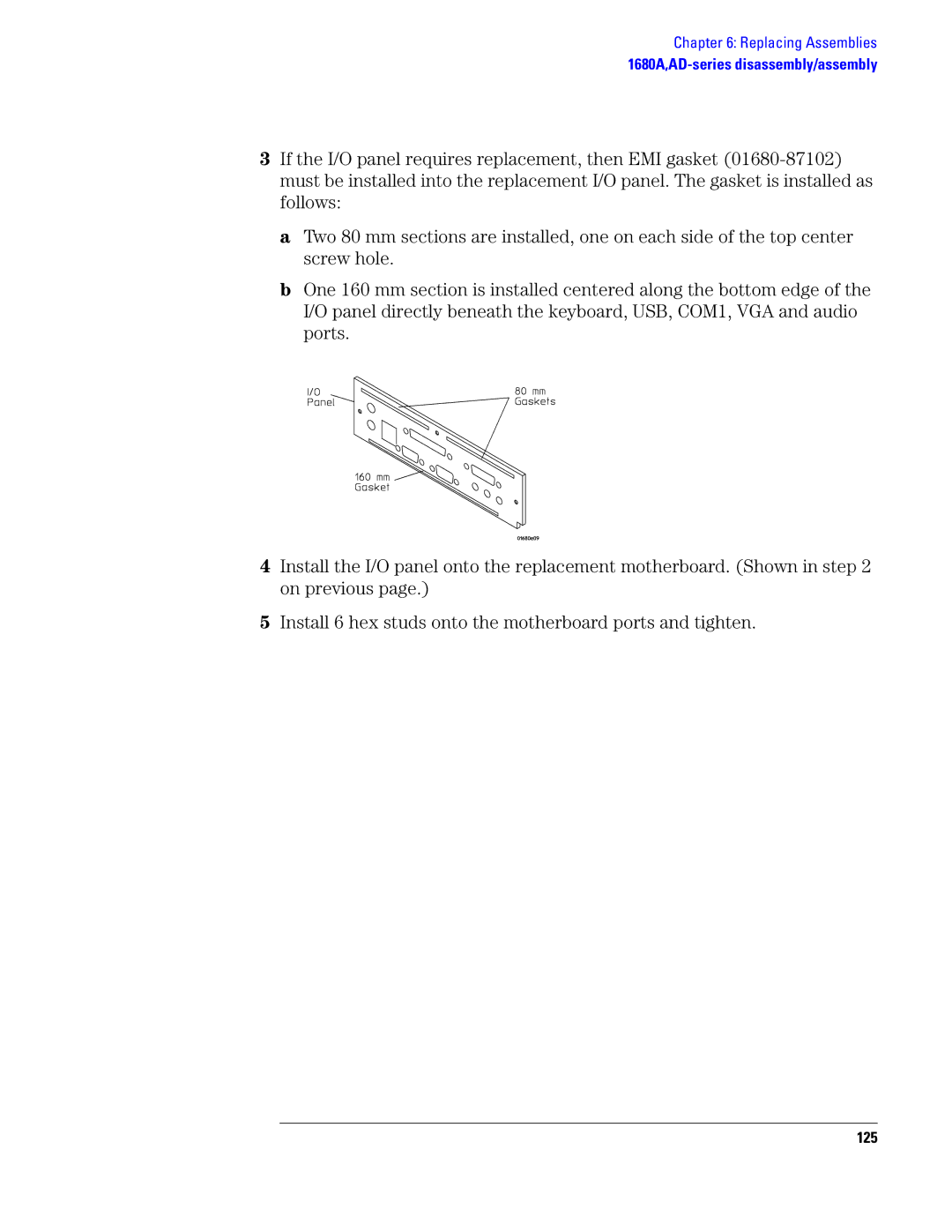 Agilent Technologies 1690, 1680 manual 125 