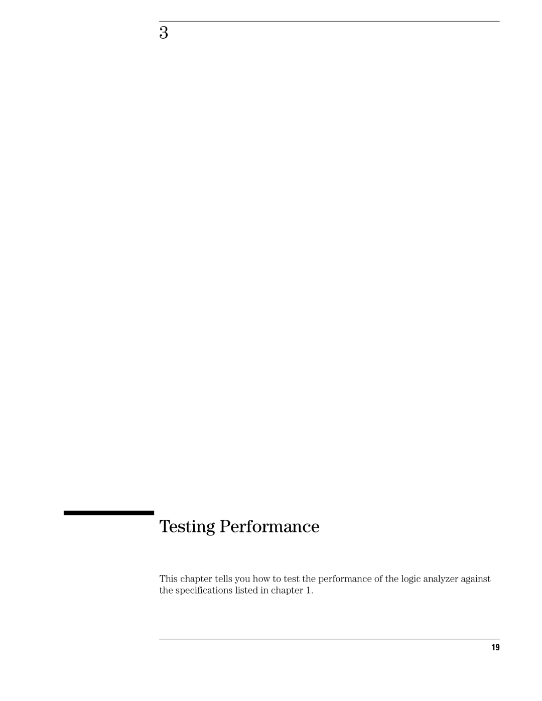 Agilent Technologies 1690, 1680 manual Testing Performance 